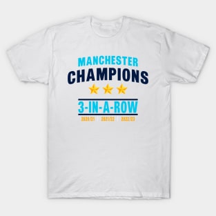 Manchester Champions 2022-2023 (white version) T-Shirt